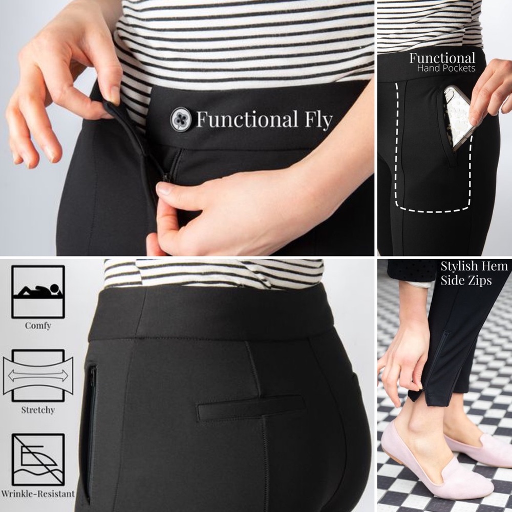 Betabrand | Dress Pant Yoga Pants - Picture 4 of 16